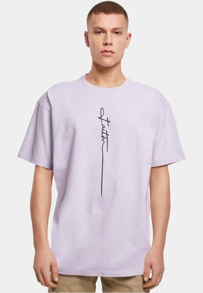l&auml;ssiges Merchcode Herren T-Shirt Oversize 240 g/m&sup2; mit Baumwolle Violett