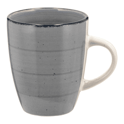 Mug, stoneware, gray, approx. 11cmH