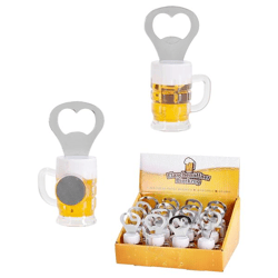 Flaschenöffner Bierkrug, mit Magnet, ca. 9cmH