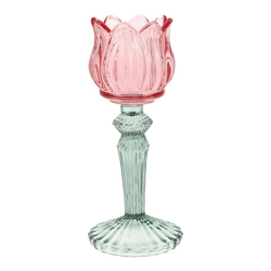 Teelichthalter Tulpe, groß, ca. 8x19cm