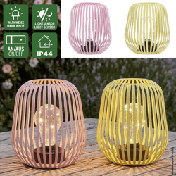 LED Solar Laterne, Streben, Summer, 2/s, ca. 15x17cm