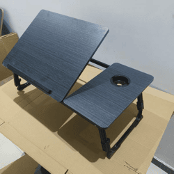 Höhenverstellbarer & neigbarer Klapp-Laptisch, Bett-Schreibtisch für Notebook