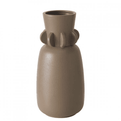 Boltze-Vase „Afro“, braun, 30 cm