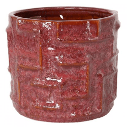 PTMD Blumentopf Leni XL bordeaux 18,5 cm