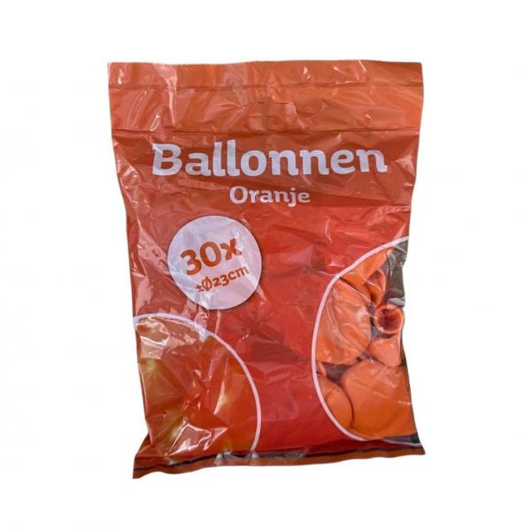 Orange Luftballons 23 cm 30 Stück