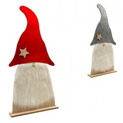 Weihnachtszwerg aus Filz, 55 cm, 2 Stück, sortiert