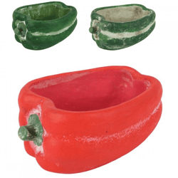 Blumentopf Pfeffer 19 cm 3 sortiert