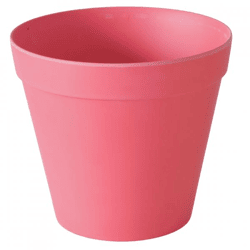Boltze Blumentopf Bamboo rosa 18,5 cm