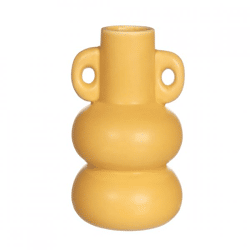 Vase Chubby gelb 18,5 cm