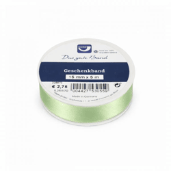 Horn Geschenkband satin grün 5 m