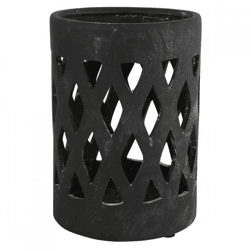 Countryfield tea light holder Dassel L black 22 cm