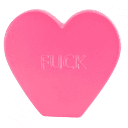 Housevitamin Skulptur Candy Heart Fuck rosa 19,5 cm