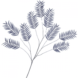 Artificial Palm Leaf silk blue 150 cm