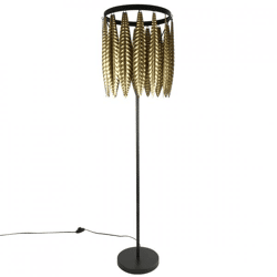 Countryfield floor lamp Kikkan L brass colored 141 cm