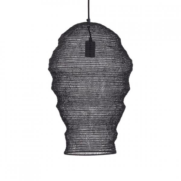 PTMD Hängeleuchte Miko S schwarz 50 cm