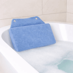 Badekissen Sweet Dreams hellblau 25 x 16 cm
