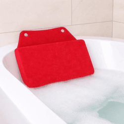 Badekissen Sweet Dreams rot 25 x 16 cm