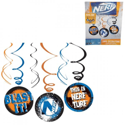 Spirale Anhänger Nerf 60 cm Satz von 3
