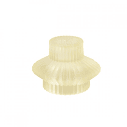 PTMD Kerzenleuchter Milandi duo matt beige 6 cm