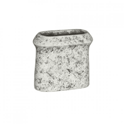 PTMD flower pot Nimma oval S cement gray 20 cm