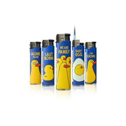 Duck Family - Jet-Flame Motiv-Feuerzeug Sortiment - 50er Display