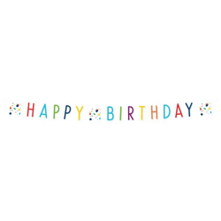 Confetti Birthday - Partykette - 180 x 13,8 cm