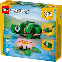 LEGO® Creator - Turtle with water lily (124 pieces)