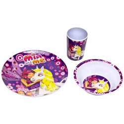 Mia and Me - 3-teiliges Melamin Set