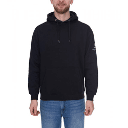 REDEFINED REBEL Clay Herren Baumwoll-Hoodie Kapuzen-Pullover Sweat-Pulli Langarm-Shirt 213212 Schwarz