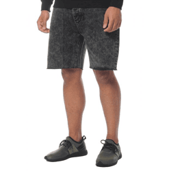 CAYLER & SONS ALLDD Raw Edge Denim Shorts Shorts Schwarz