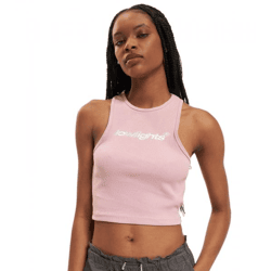 Low Lights Studios Basic Crop Top, Pink