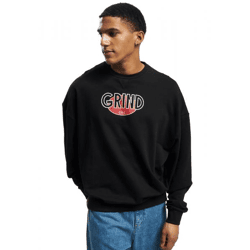 GRIND Inc Logo R-Neck Sweatshirt, Black