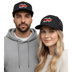 FOKUS x DEF Stylish Snapback Racer Edition with Adjustable Snapback, Black & Red