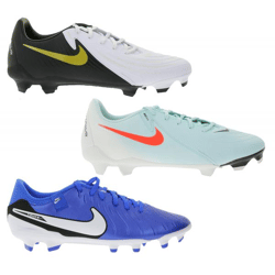 NIKE Phantom Academy FG/MG Fußball-Schuhe mit gedämpfter oder gepolsterter Innensohle Nocken-Schuhe Türkis, Dunkelblau oder Weiß/Schwarz