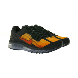 NIKE Air Max 2013 Herren Sneaker Mesh-Turnschuhe mit Air-Dämpfung HF4887-873 Schwarz/Rot/Orange