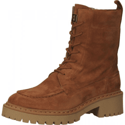Comfortable Högl Women's Lace-Up Ankle Boots 4-132422 1100 Brown