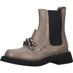 Sportliche LAZAMANI Stiefelette Schlupfschuhe für Damen 68.046 taupe Beige