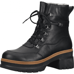Komfortable ILC Stiefelette Schnürschuhe für Damen C46-8940 -01 Schwarz