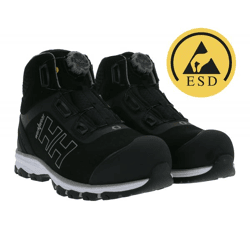wasserdichte Helly Hansen Chelsea Evolution Mid Boa S3 Damen Sicherheits-Schuhe mit Ortholite und Helly Tech® Membran weite Passform Schut
