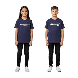 sportliches Formula E Kinder T-Shirt Kurzarm-Shirt nachhaltiges Baumwoll-Shirt mit Formula E Logo 701223582 001 Navy-Blau