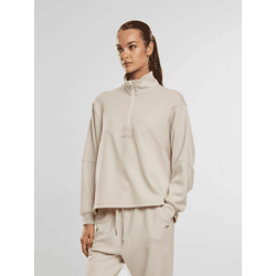 weiches aim'n Damen Sweatshirt Stretch Beige