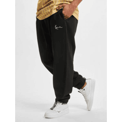 moderne Karl Kani Herren Hose Kordelzug Taschen 350 g/m² mit Baumwolle Schwarz