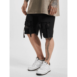sommerliche vsct Herren Shorts Kordelzug Taschen Schwarz