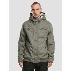 schlichte Brandit Herren Jacke mit Baumwolle Khaki