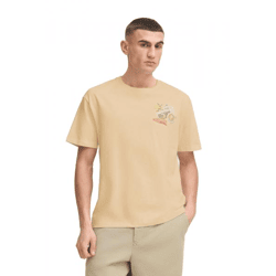 klassisches SOLID SDPavan Herren T-Shirt mit Print Shirt 21108601-160920 Beige