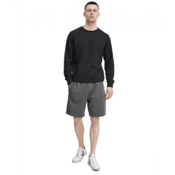 klassische SOLID SDHansi Herren Sweatshorts mit Kordelzug Shorts Große Größen 21301143ME-193910 Grau