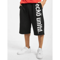 leichte Ecko Unltd. Herren Shorts Kordelzug Taschen 360 g/m² mit Baumwolle Schwarz