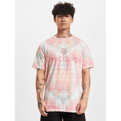 modernes Just Rhyse Herren T-Shirt Weiß/Bunt