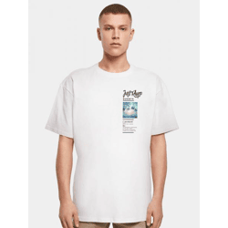 sportliches Just Rhyse Herren T-Shirt 240 g/m² mit Baumwolle Weiß