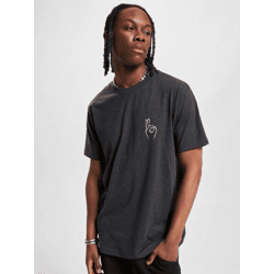modernes Mister Tee Herren T-Shirt 180 g/m² mit Baumwolle Anthrazit
